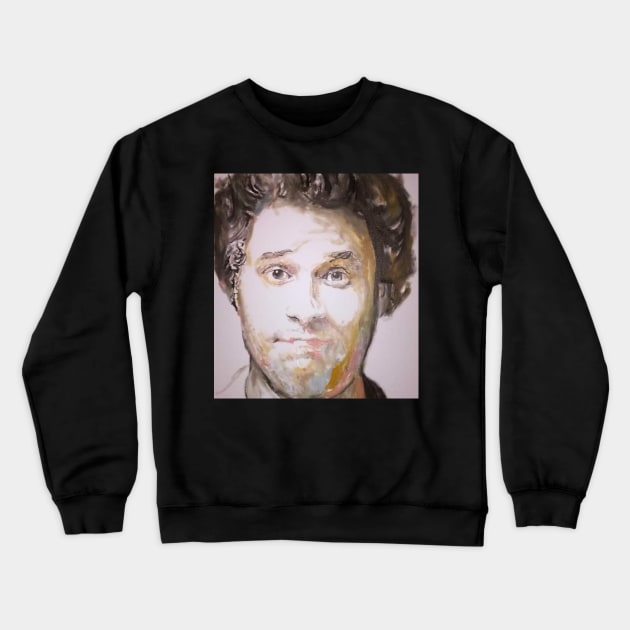 Seth Rogen Crewneck Sweatshirt by Mike Nesloney Art